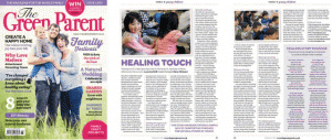 Story Massage in Green Parent Magazine